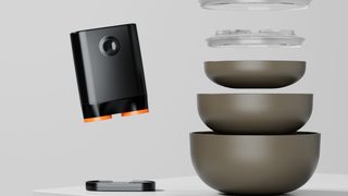 Food vacuum system contai