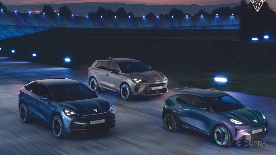 Cupra launches its first model with an illuminated front emblem