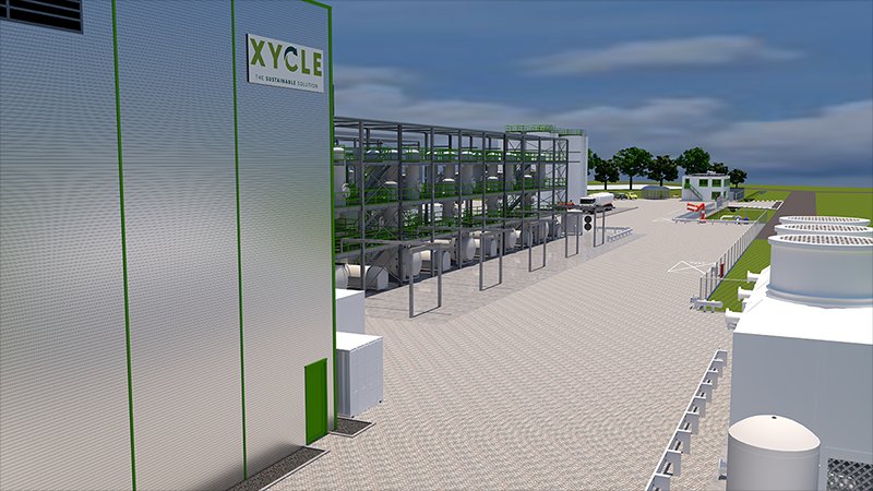 The first plant of Rotterdam-based chemical recycling company Xycle