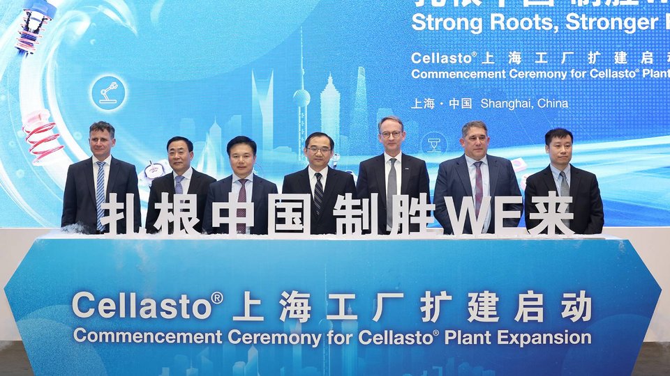 Cellasto invests €60 million to establish a second plant in China