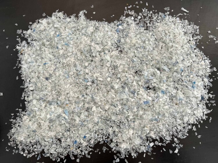 : In tray-to-tray recycling, flake-level sorting targets a wide range of contaminants.