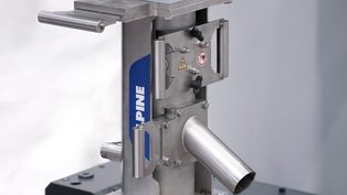 New granulate intake unit