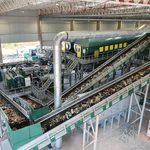 Residual waste sorting...