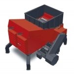 Plastics shredder with...