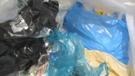 Low plastic bag consumpti