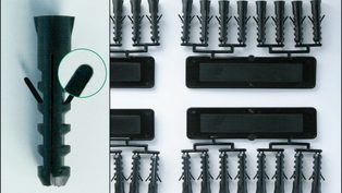 Multi-cavity moulds with 