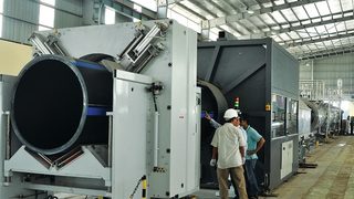 First  2,000 mm pipe extr